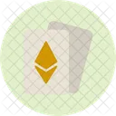 Ethereum Cards Metaverse Digtal Icon