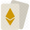 Ethereum Cards Metaverse Digtal Icon