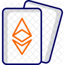 Ethereum Cards Metaverse Digtal Icon
