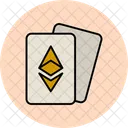 Ethereum Cards Metaverse Digtal Icon