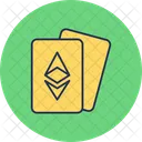 Ethereum Cards Metaverse Digtal Icon