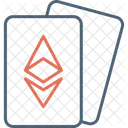 Ethereum Cards Metaverse Digtal Icon