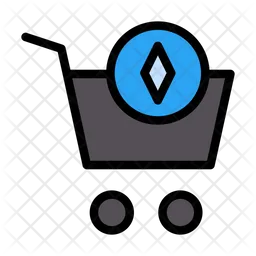 Ethereum Cart  Icon