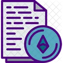 Ethereum Certificate  Icon