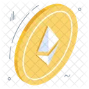Ethereum Coin Cryptocurrency Crypto Icon