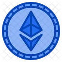 Ethereum Eth Coin Crypto Digital Money Cryptocurrency Icon
