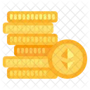 Ethereum Coin Bitcoin Cryptocurrency Icon