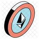 Ethereum Coin Money Cryptocurrency Icon