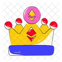 Ethereum Crown  Icon