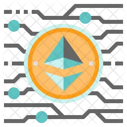 Crypto-monnaie Ethereum  Icône