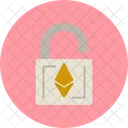 Desbloqueio De Ethereum Criptomoeda Roubo Icon