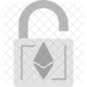 Desbloqueio De Ethereum Criptomoeda Roubo Icon