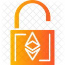 Desbloqueio De Ethereum Criptomoeda Roubo Icon