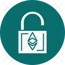 Desbloqueio De Ethereum Criptomoeda Roubo Icon