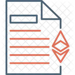 Ethereum-Dokument  Symbol