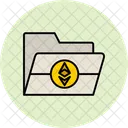 Ethereum Folder Bank Crypto Icon
