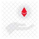 Ethereum Hand Asset Icon