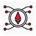 Ethereum Blockchain Crypto Icon