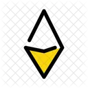 Ethereum Cryptocurrency Blockchain Icon