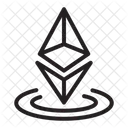 Ethereum Blockchain Cryptocurrency Icon