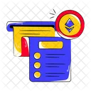 Ethereum Invoice  Icon