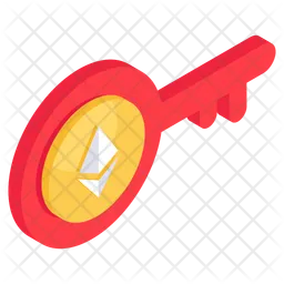 Ethereum Key  Icon