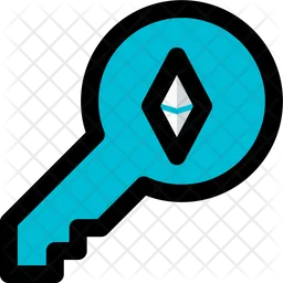 Ethereum Key  Icon