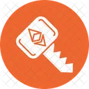 Ethereum Key Crypto Currency Icon