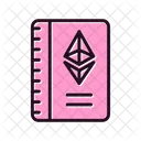 Libro De Ethereum Folleto Libro Mayor Icono