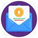 Business Mail Financial Mail Ethereum Mail Icon