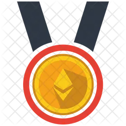 Ethereum Medal  Icon