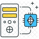 Ethereum Mining Ethereum Chip Cpu Icon