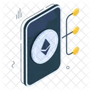 Ethereum Movil Criptomoneda Cripto Icon