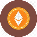 Ethereum Kryptowahrung Digitale Wahrung Icon