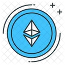 Ethereum-Münze  Symbol