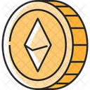 Ethereum-Münze  Symbol