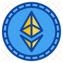 Ethereum-Münze  Symbol