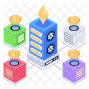 Btc Network Ethereum Network Distributed Network Icon