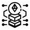 Ethereum Network Blockchain Technology Icon