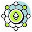 Ethereum Networking Future Technology Smart Contract Execution Icon