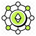 Ethereum Networking Future Technology Smart Contract Execution Icon