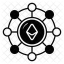 Ethereum Networking Future Technology Smart Contract Execution Icon