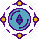 Ethereum-Netzwerk  Symbol