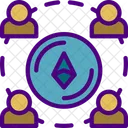 Ethereum-Netzwerk  Symbol