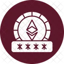 Ethereum Password Security Shield Icon