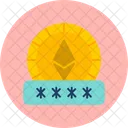 Ethereum Password Security Shield Icon