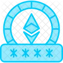 Ethereum Passwort Sicherheit Schild Icon