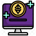 Ethereum Payment Bitcoin Cryptocurrency Icon