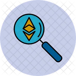 Ethereum search  Icon