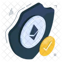 Ethereum Security Cryptocurrency Crypto Icône